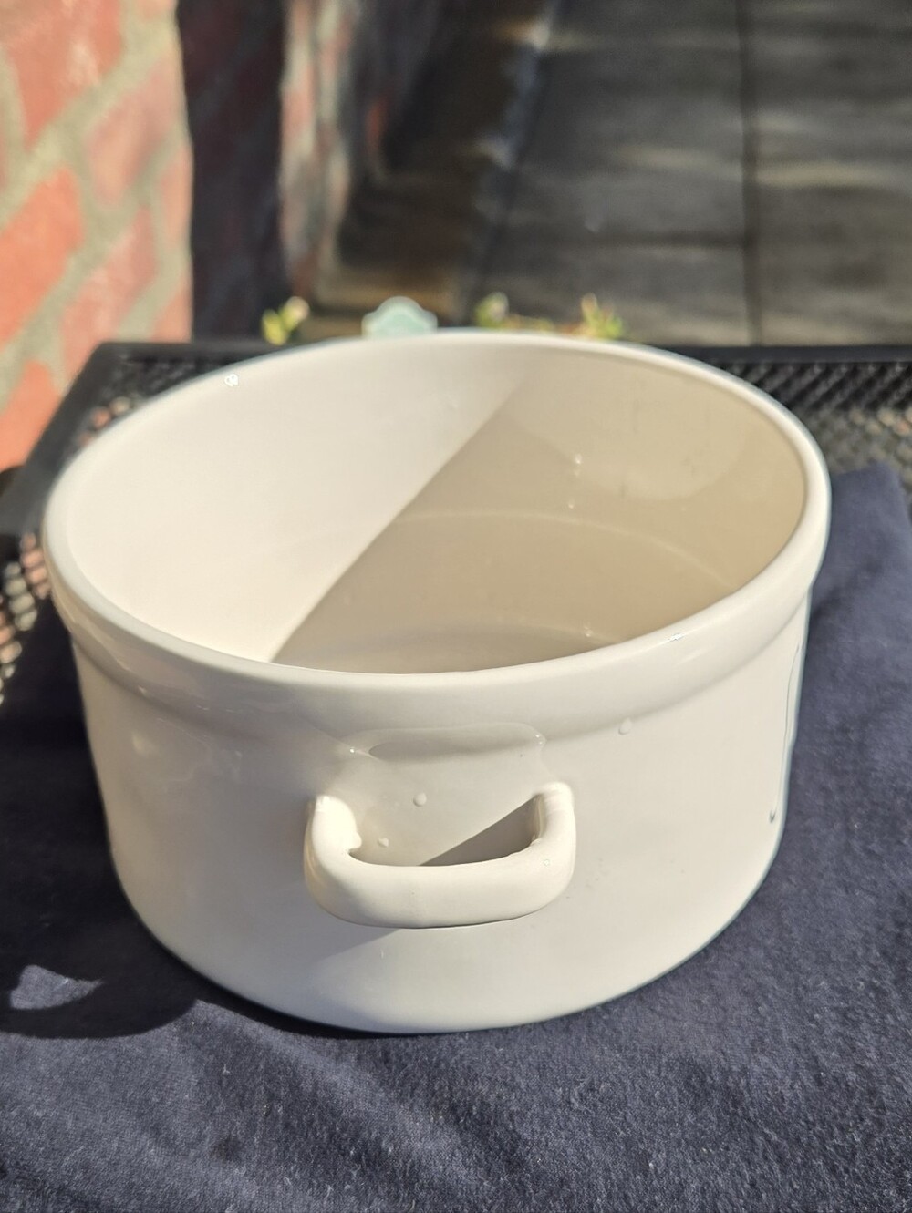 Rae Dunn Artisan Collection Ceramic 'Sweet' Oven Safe Bowl with Handles - Picture 7 of 11